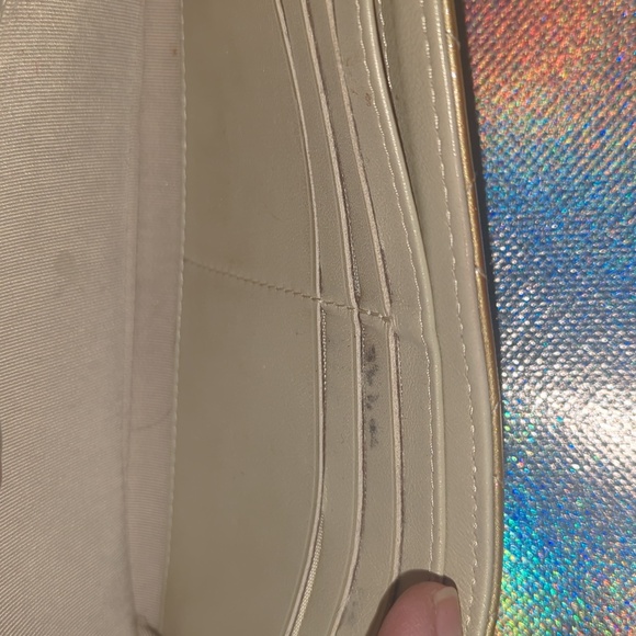 Chanel Gold patent leather long wallet - Picture 13 of 13